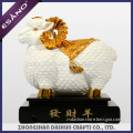 Chinese religious feng shui ornament craft polyresin sheep statue